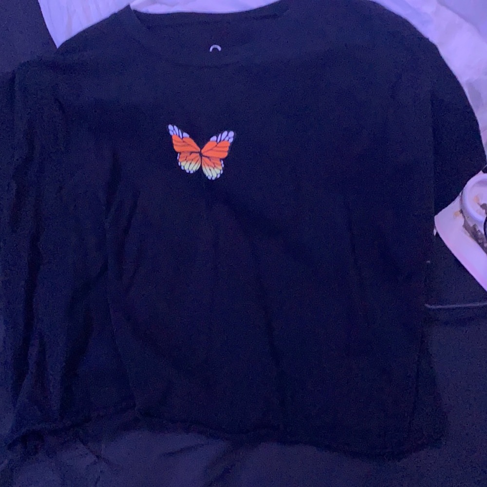 Cropped T shirt